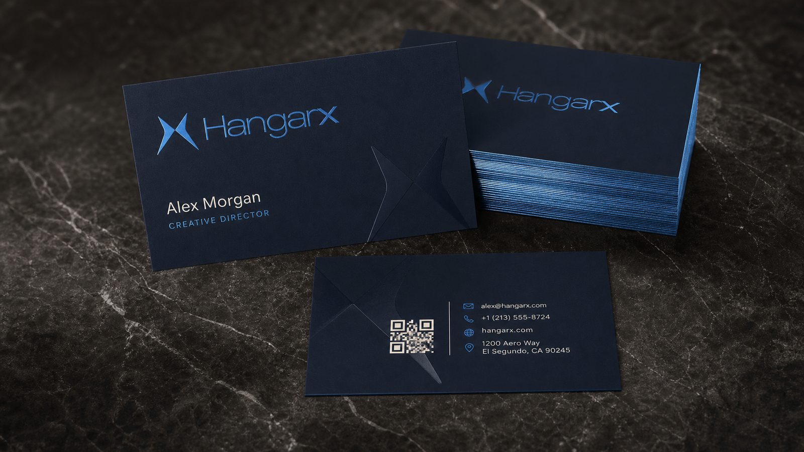 HangarX. Business cards